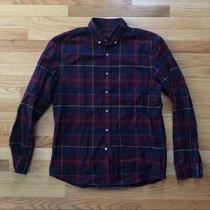 🍁 H&M Premium Plaid Button Down shirt